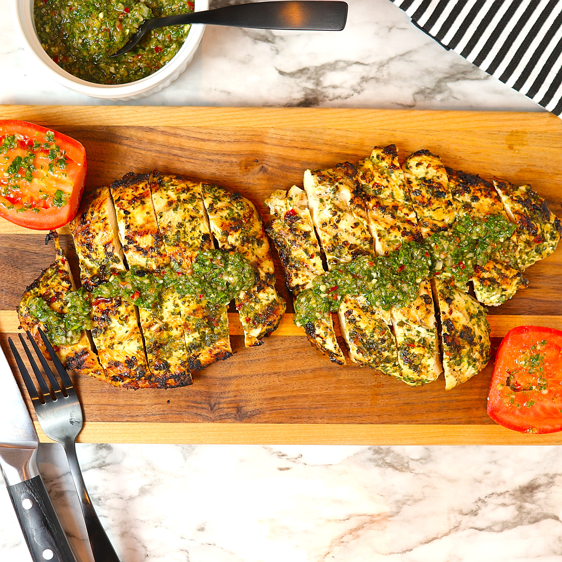 Grilled Chimichurri Chicken