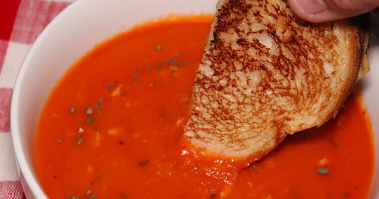 Homemade San Marzano Tomato Soup